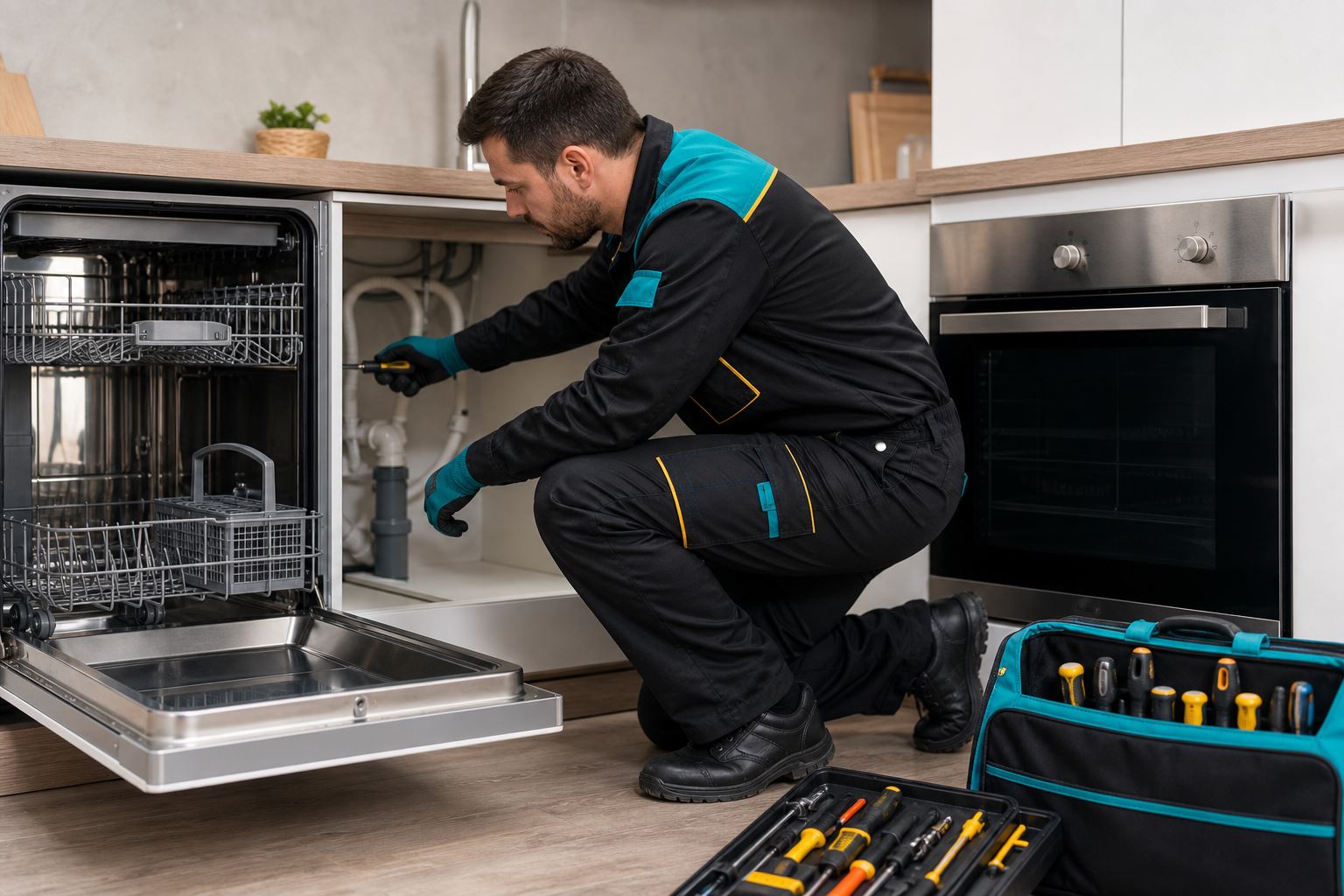 Bulaşık makinesi ve fırın teknik servis hazırlığı